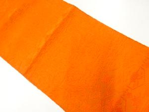 リサイクル　横段に亀甲・草花模様織出し名古屋帯